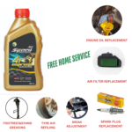 Bike Maintenance Kit-Speed Engine Oil,Air Filter, Spark Plug&More.